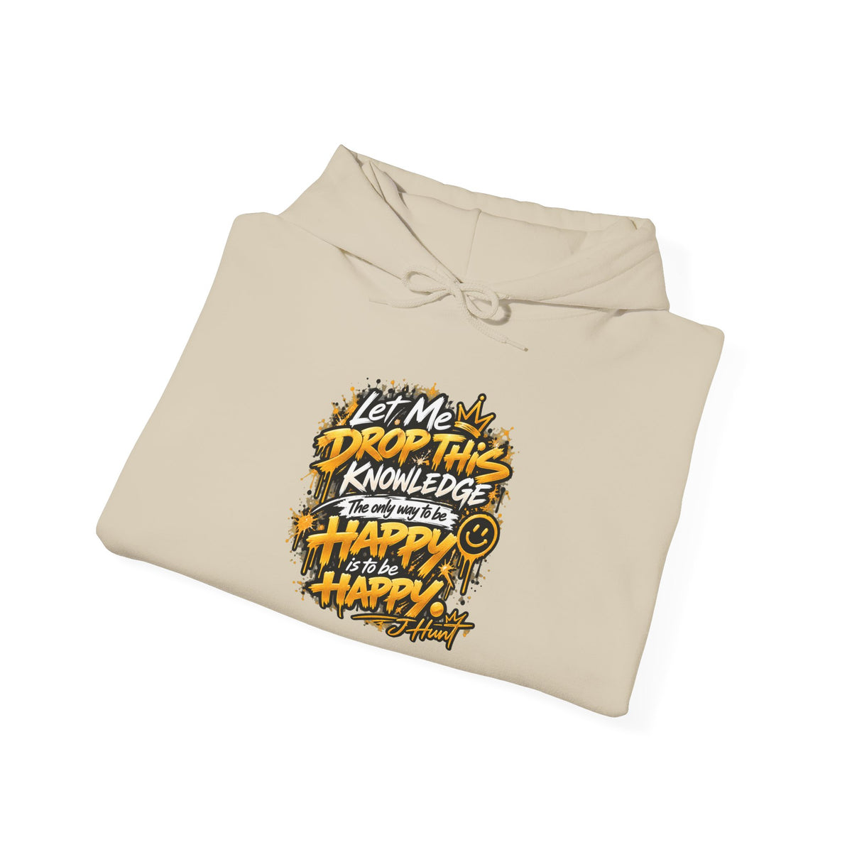 J Hunt | HAPPY Graffiti Signature Hoodie