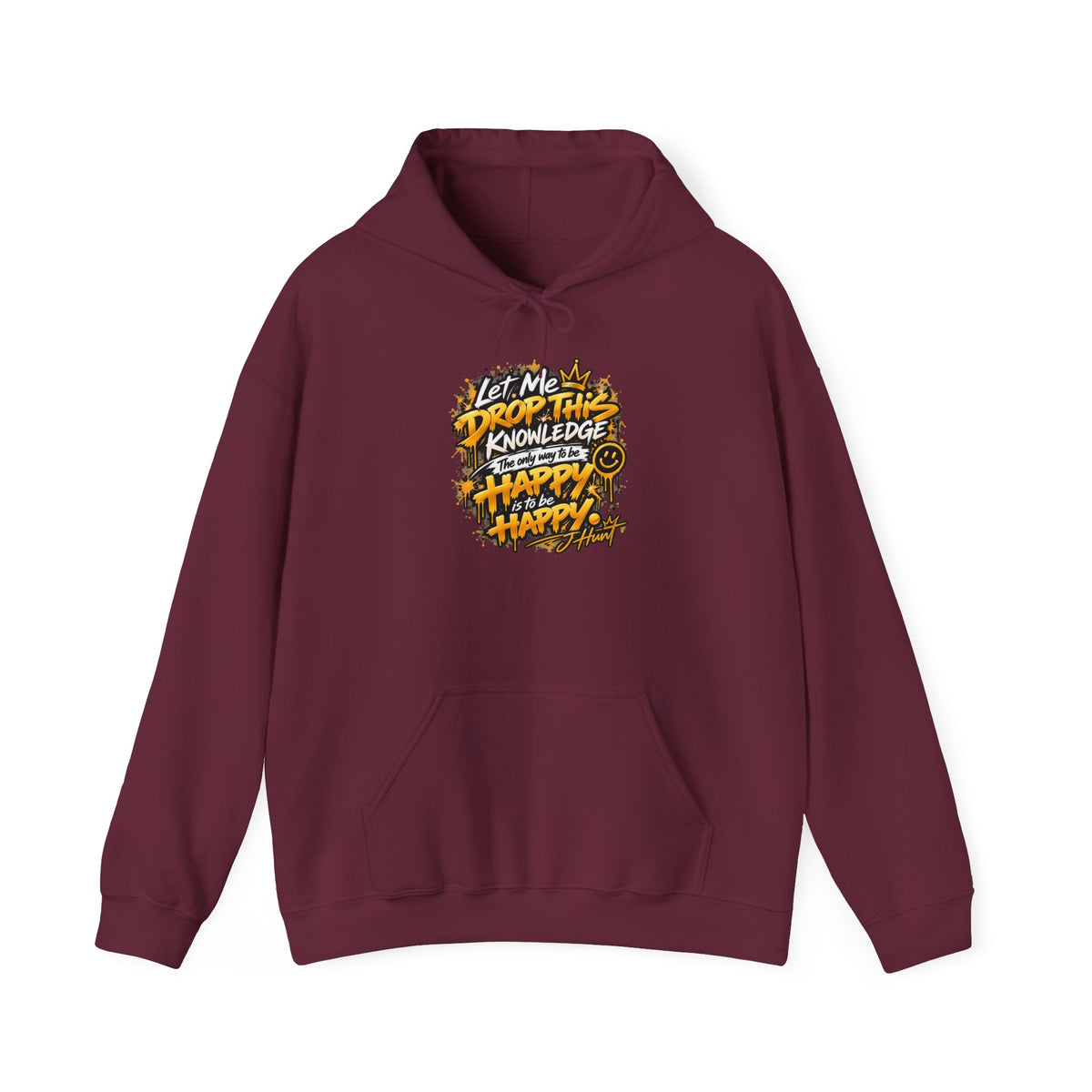 J Hunt | HAPPY Graffiti Signature Hoodie