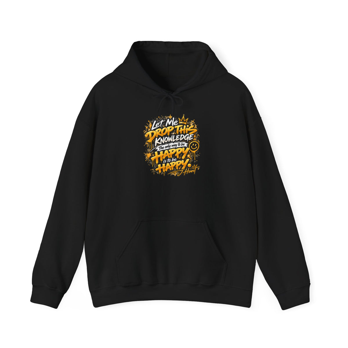 J Hunt | HAPPY Graffiti Signature Hoodie