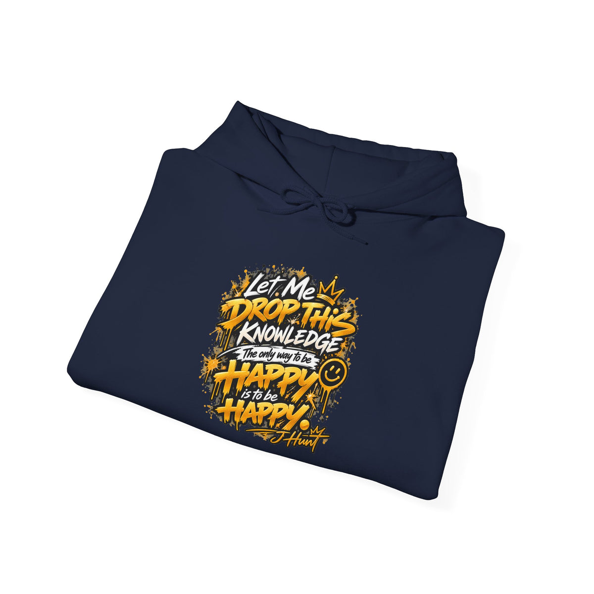 J Hunt | HAPPY Graffiti Signature Hoodie