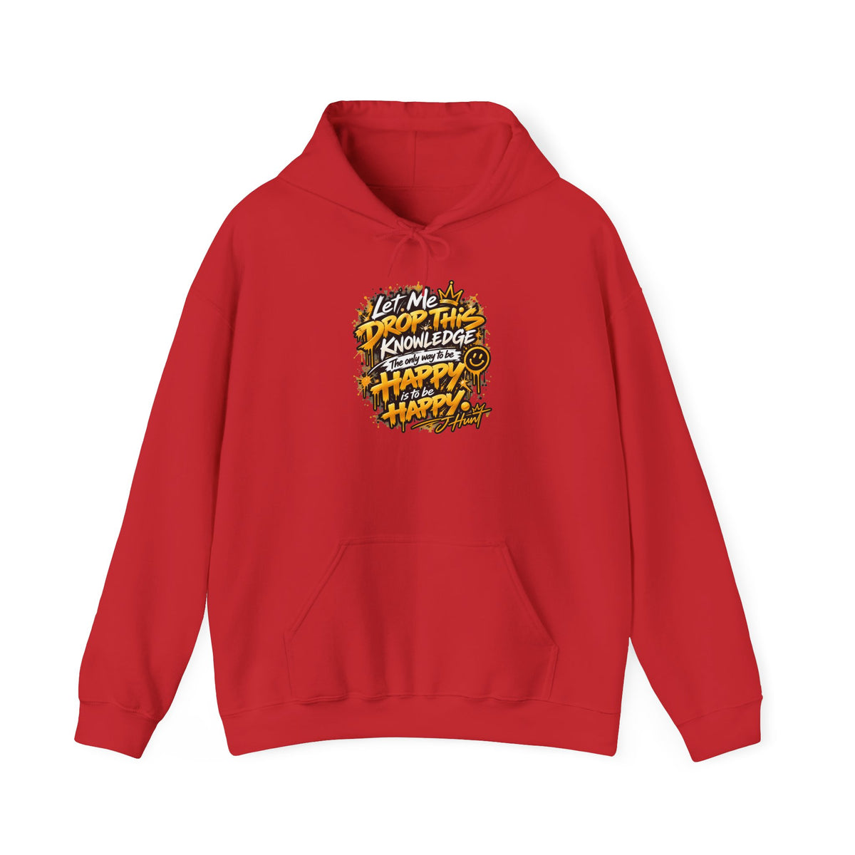 J Hunt | HAPPY Graffiti Signature Hoodie