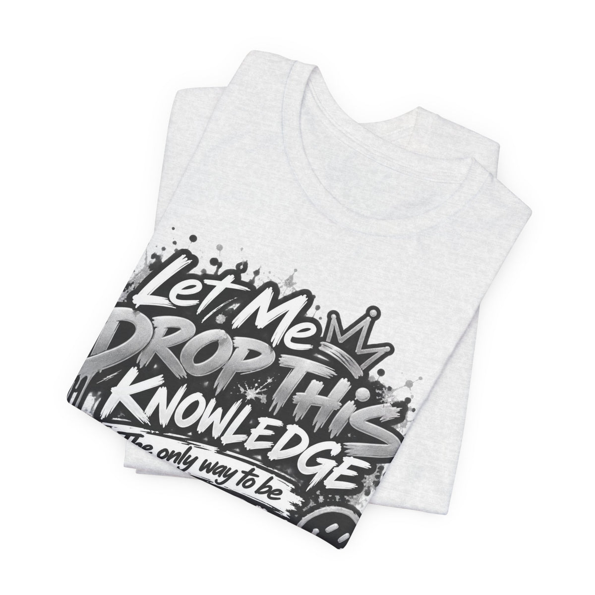 J Hunt | HAPPY Graffiti Signature Tee Silver Edition