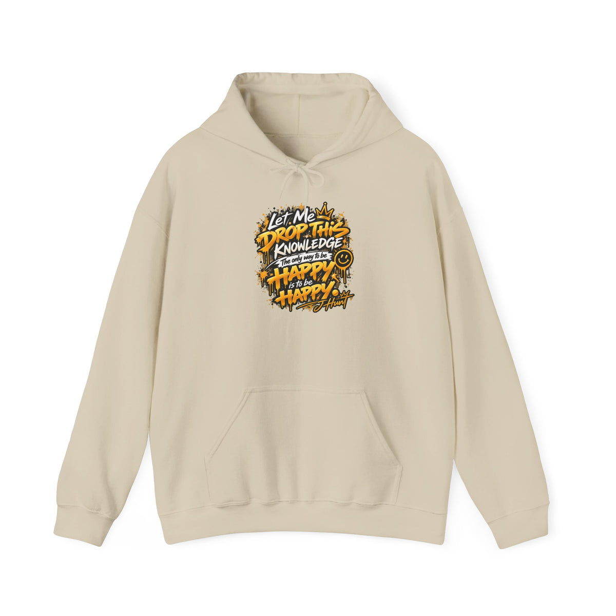 J Hunt | HAPPY Graffiti Signature Hoodie