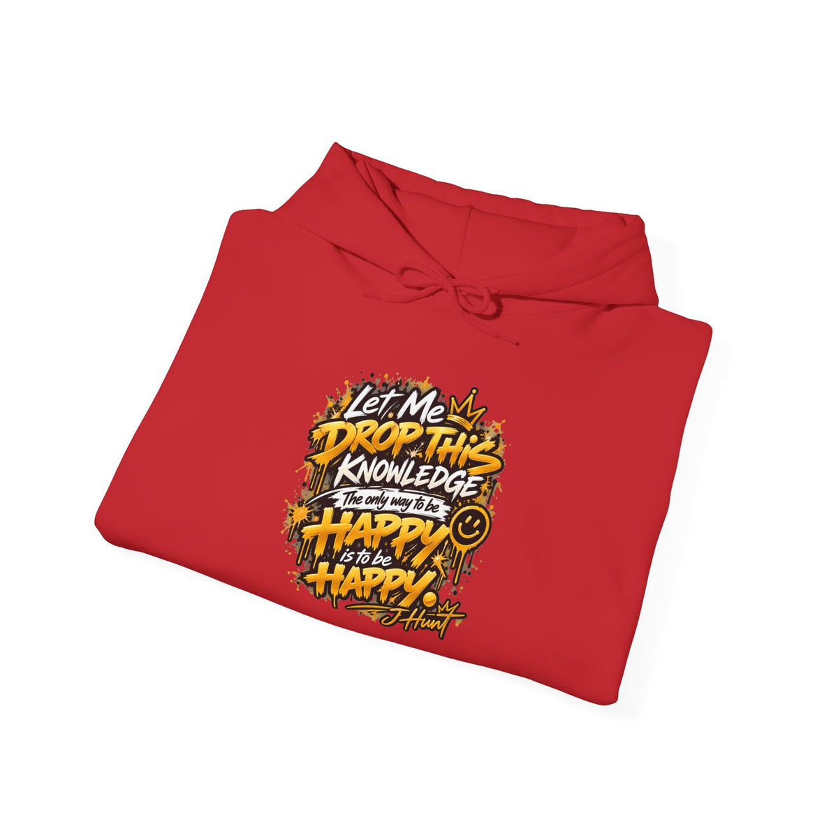 J Hunt | HAPPY Graffiti Signature Hoodie