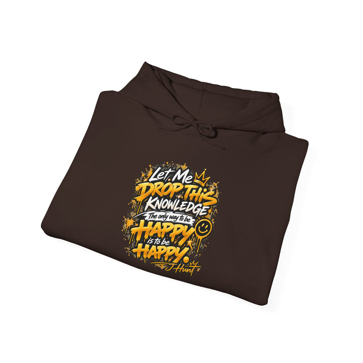 J Hunt | HAPPY Graffiti Signature Hoodie