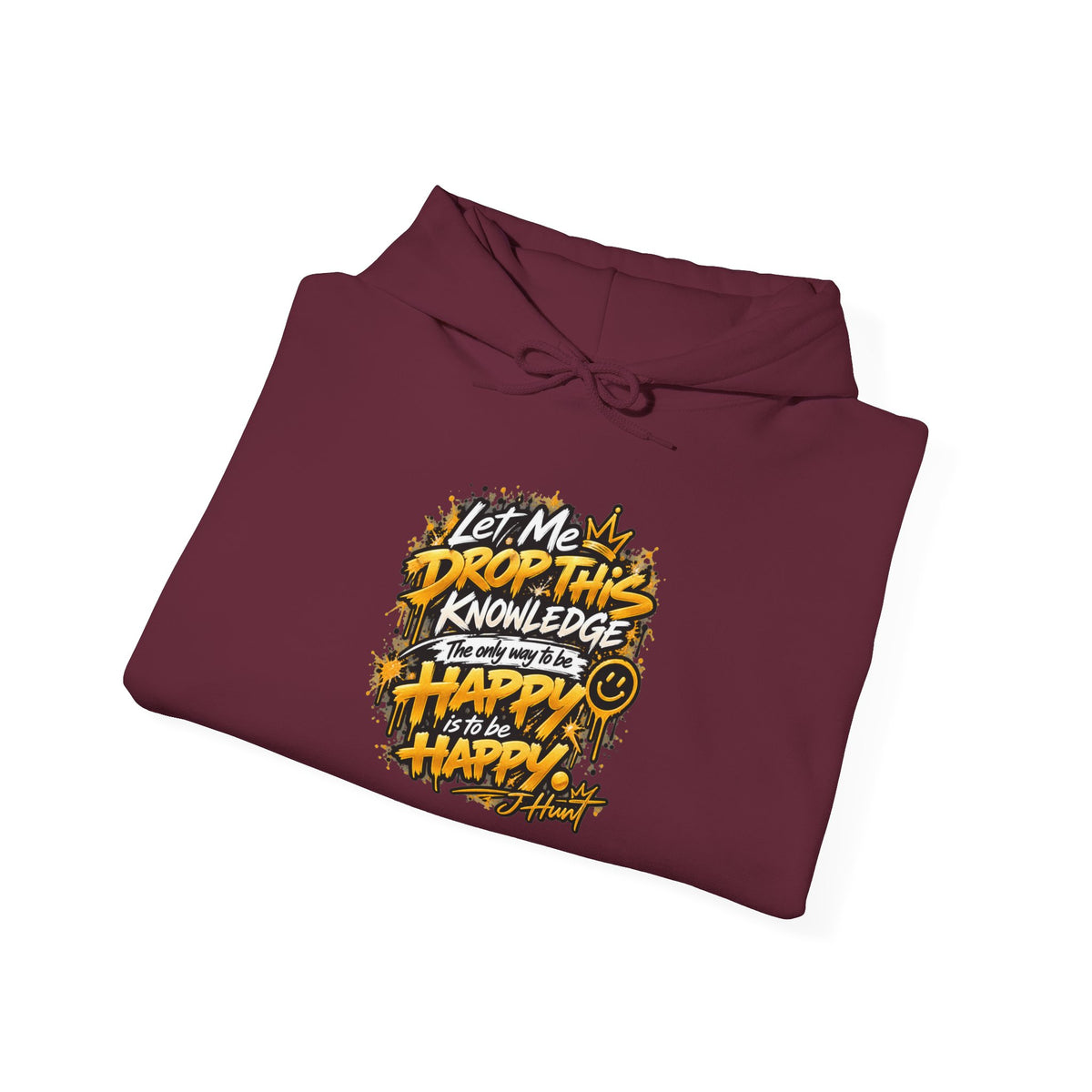 J Hunt | HAPPY Graffiti Signature Hoodie