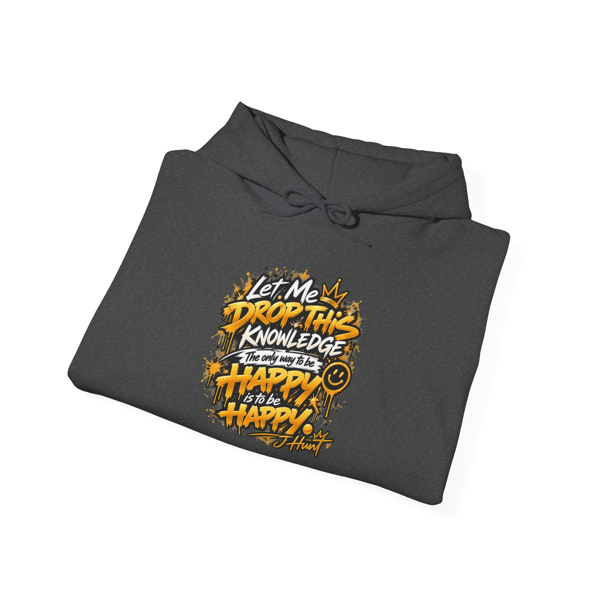 J Hunt | HAPPY Graffiti Signature Hoodie