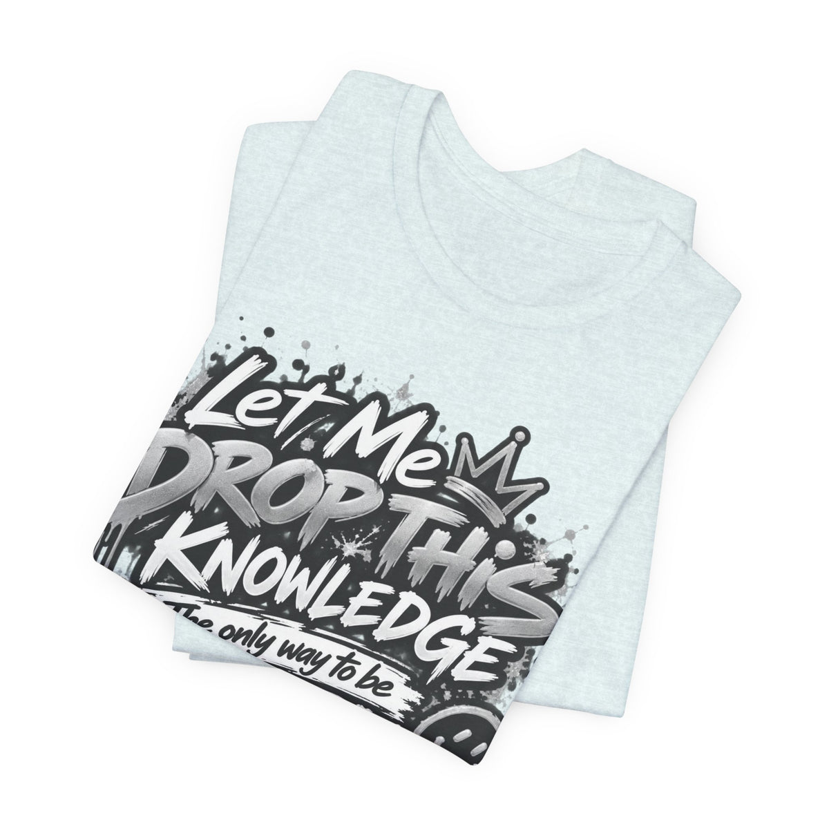 J Hunt | HAPPY Graffiti Signature Tee Silver Edition