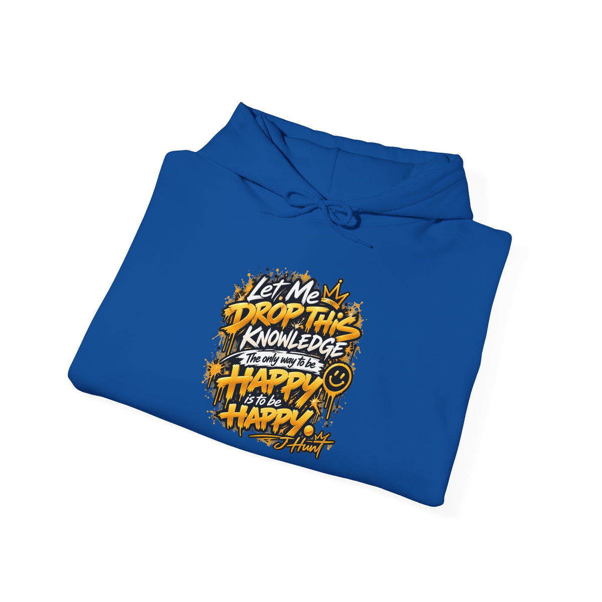 J Hunt | HAPPY Graffiti Signature Hoodie