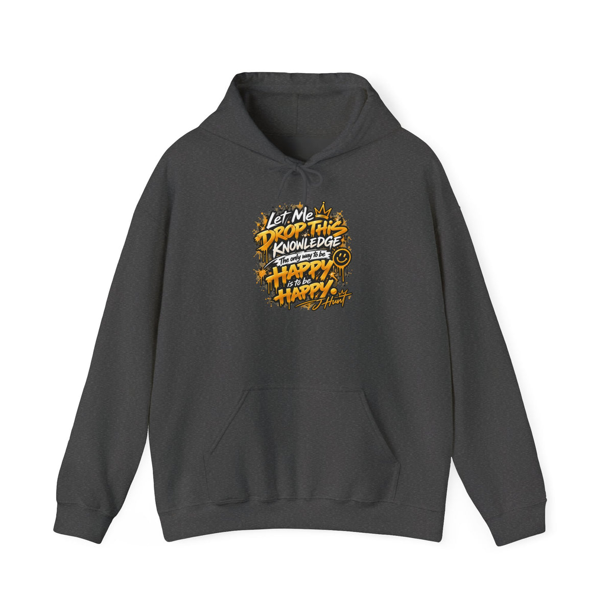 J Hunt | HAPPY Graffiti Signature Hoodie
