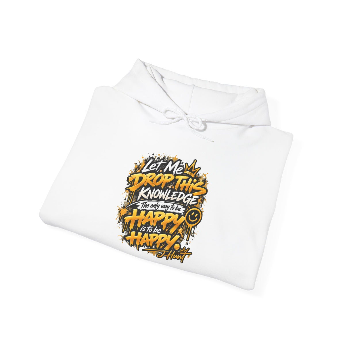 J Hunt | HAPPY Graffiti Signature Hoodie