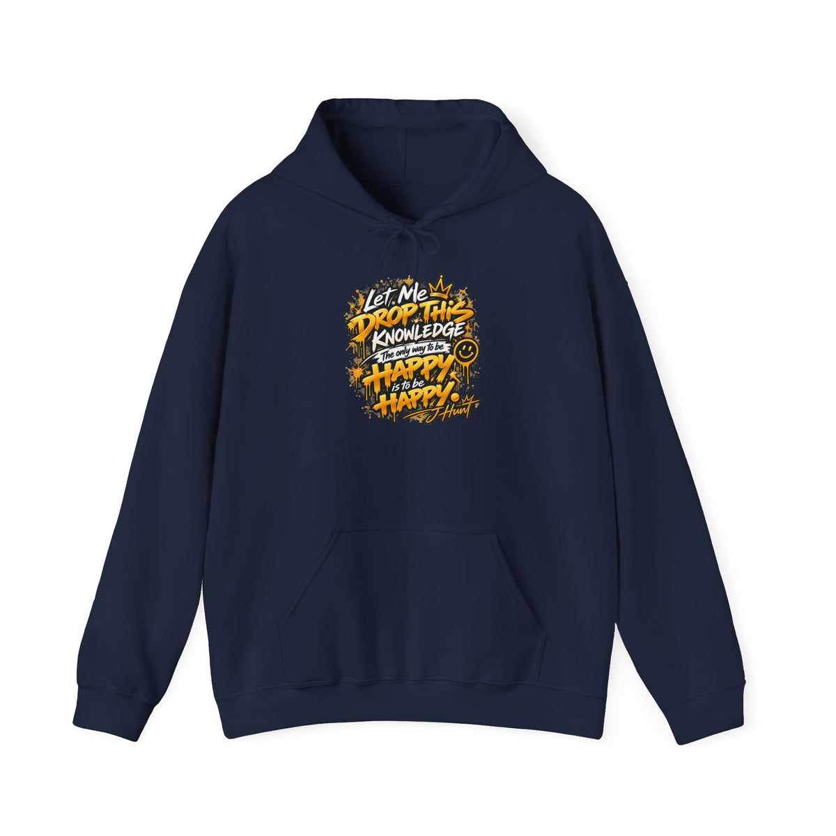 J Hunt | HAPPY Graffiti Signature Hoodie